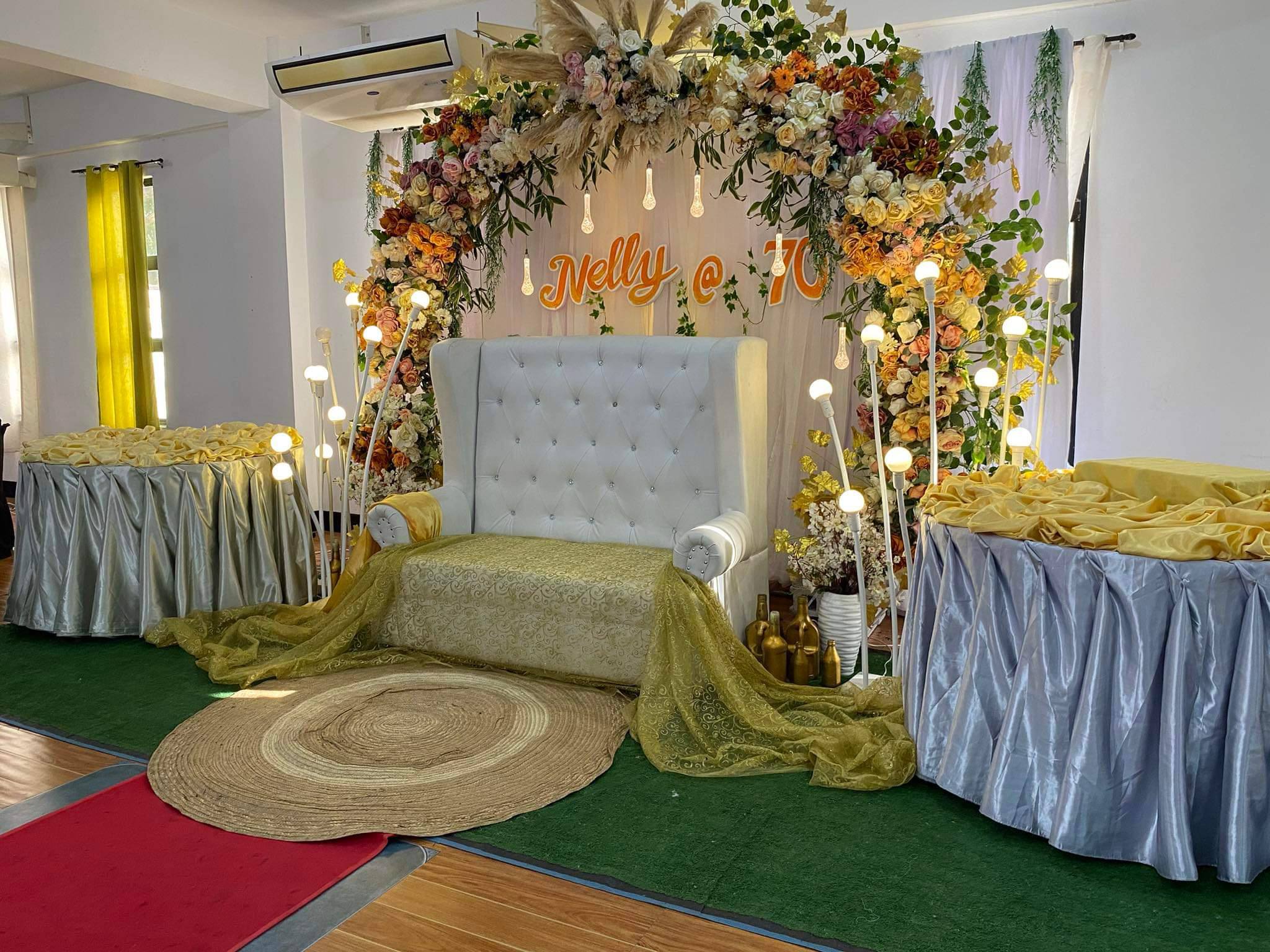 Yellow Gold Golden Year Theme